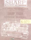 Sharp-Sharp 1760K, Lathe Service and Parts Manual-1760K-01